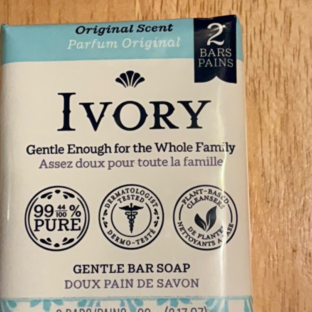 Ivory Palm Size Gentle Bar Soap - White - Picture 5 of 7